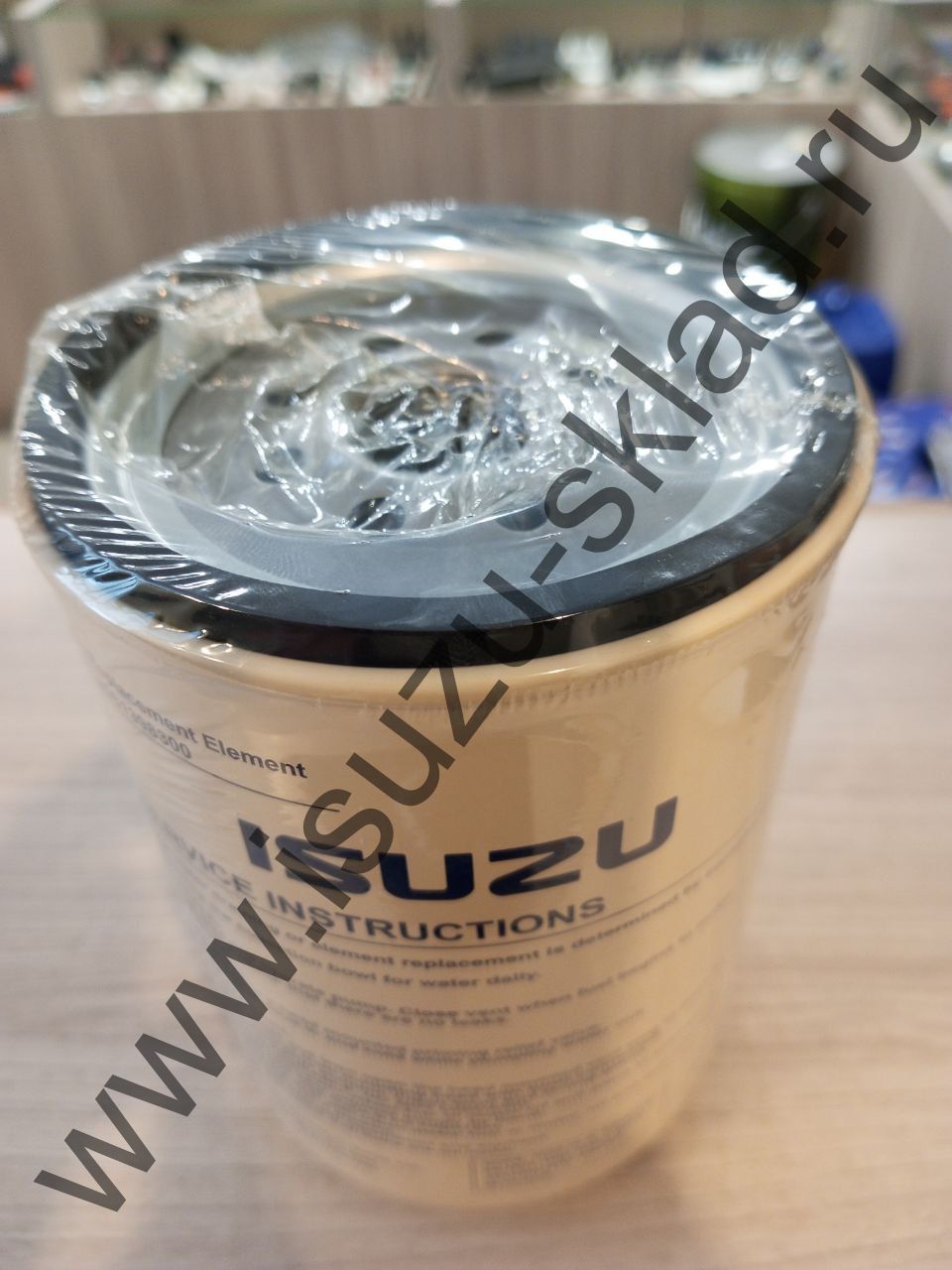 Фильтр топливный грубой очистки nlr85/nmr85/npr75/nqr90/hyundai без колбы (Isuzu)