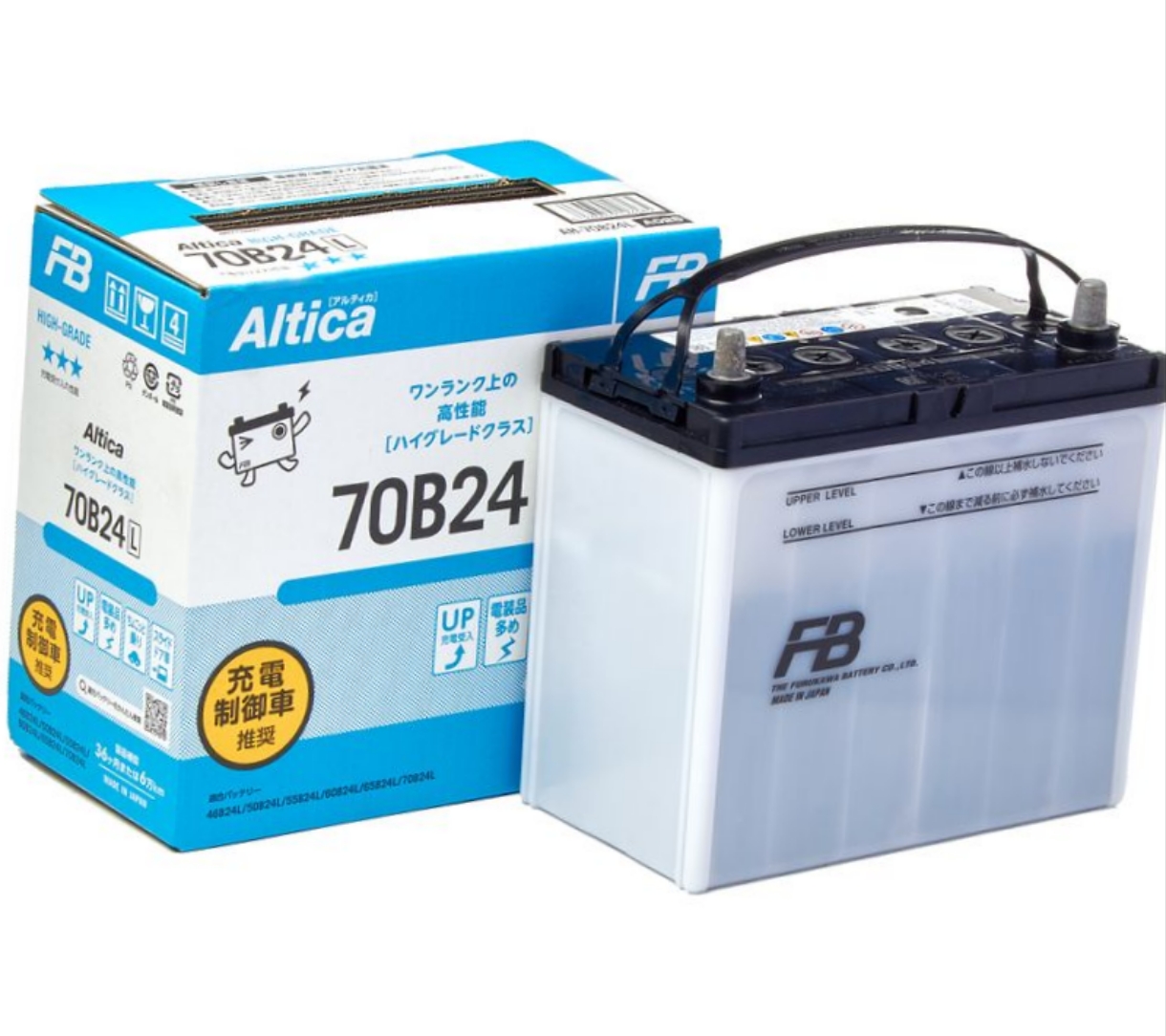 Аккумулятор FB Altica HIGH-GRADE 70B24L / R 50Ah 520А 24г.