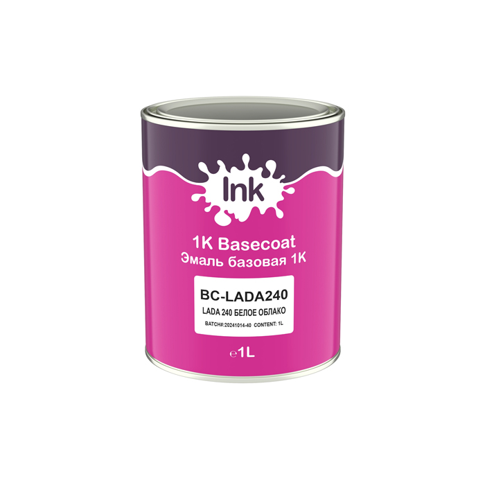 INK 240 Базовая эмаль LADA Белое облако 1л.