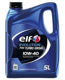 ELF EVOLUTION 700 TURBO DIESEL 10W-40, 5л