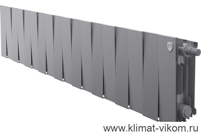 Royal Thermo PianoForte 200 /Silver Satin - 18 секц. VDR