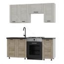 Кухонный гарнитур Диана 4 У Лофт 1600 (Фант)