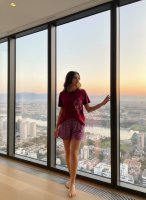 Пижама женская арт. 806 [бордовый]