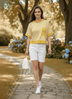 Футболка с капюшоном арт. 824 [желтый]