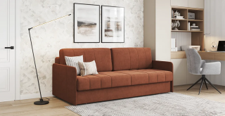 Диван прямой Томас UNO ткань Newtone Сacao, вид 7