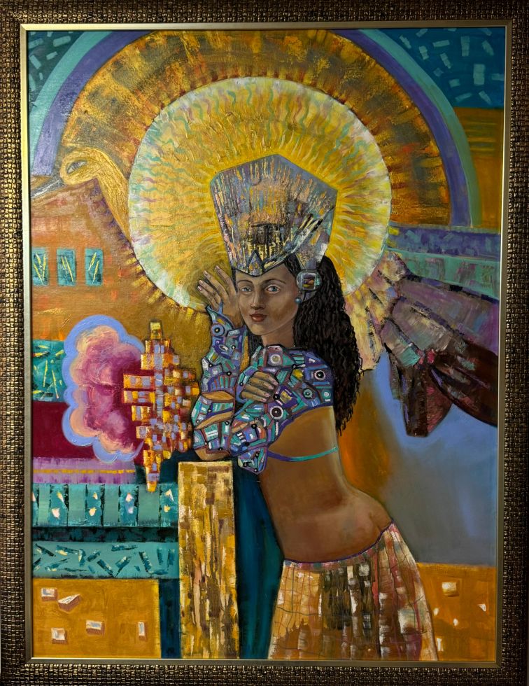 интерьерная картина "Золотой гусь"