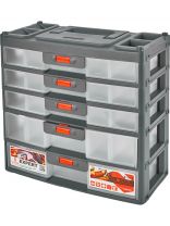 Ящик-органайзер для инструментов, пластик, Blocker, Expert, 5 секций, BR3798СРСВЦОР