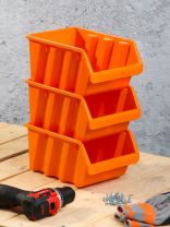 Ящик для метизов, 24.5х17х12.5 см, пластик, Bartex, набор 3 шт