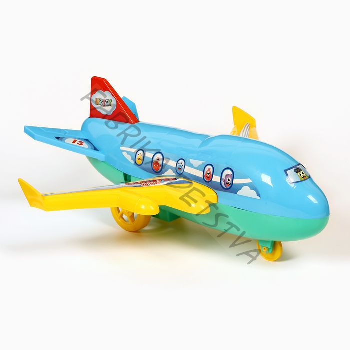 Самолёт «Монстры», 34 см, МИКС