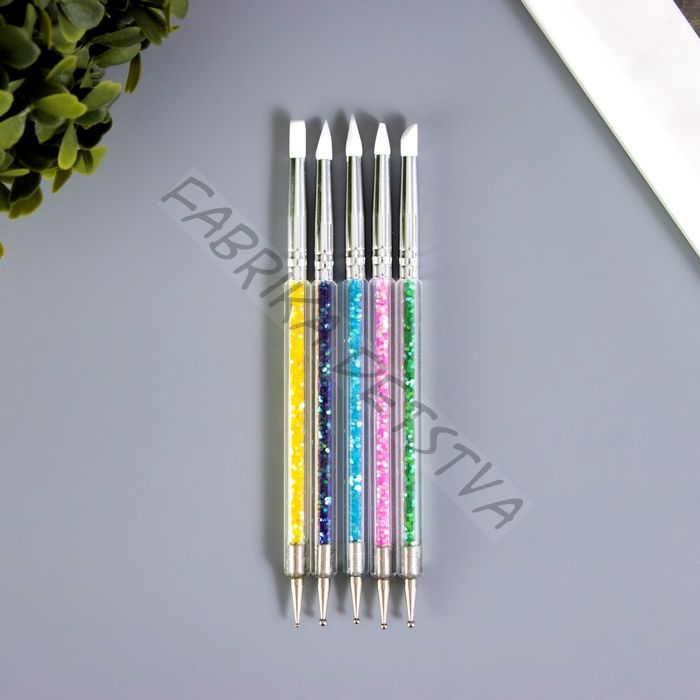 Инструменты для моделирования и придания формы «Блёстки», набор 5 шт., 15.5 см