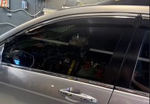 Ветровики окон, WIND, с молдингом из нерж. стали на СРВ 3