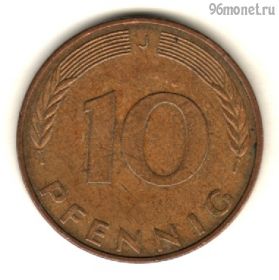 ФРГ 10 пфеннигов 1991 J