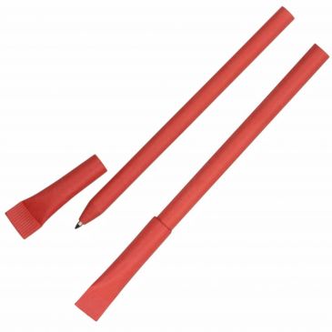 Бумажные ручки VILLA красные