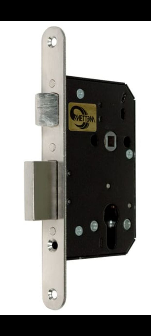 Корпус Mettem (Меттэм) врезного замка с защёлкой ЗВ4 401.0.0