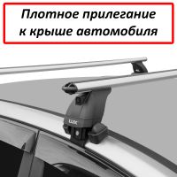 Багажник на крышу Toyota Esquire (R80, 2014-2022), Lux, аэродинамические дуги (53 мм)