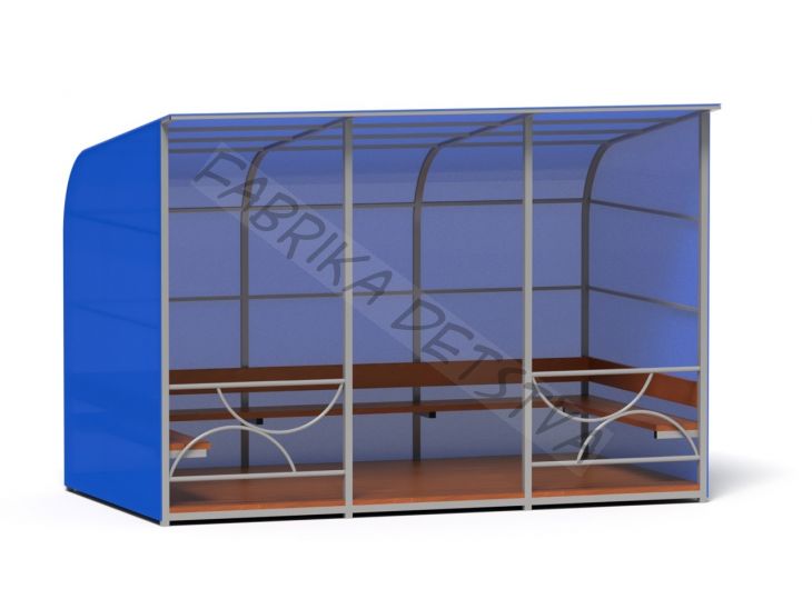 Беседка средняя (цельносварная)