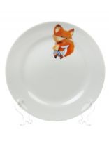 Тарелка десертная, фарфор, 17.5 см, круглая, Идиллия Кроха, Добрушский фарфоровый завод, 3С1120Ф34