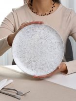 Тарелка обеденная, стекло, 25 см, круглая, Diwali Zorzea Granit, Luminarc, X2152