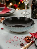 Тарелка суповая, керамика, 21 см, круглая, Sicilia, Domenik, DMD023