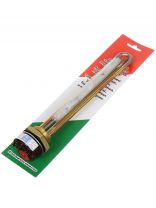 Тэн для водонагревателя универсальный, медь, 1.5 кВт, R42 мм, анод, М6, RDT, термостат, 15 A, 70 градусов, индивидуальная упаковка, М50300