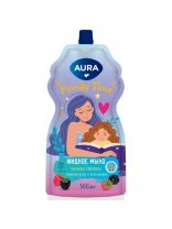 Мыло жидкое Aura, Малина-Ежевика, 500 мл, дой-пак
