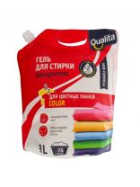 Гель для стирки Qualita, 3 л, для цветного белья, дой-пак КК/4
