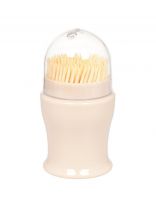 Зубочистки 200 шт, бамбук, пластиковая упаковка, Y478