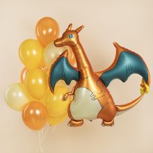 БУКЕТ ШАРОВ "ДРАКОН"  С ГЕЛИЕМ.