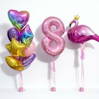 Шары " С фламинго"