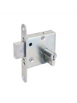 Замок врезной Абсолют, ЗВ1-203163, БП-00013410, без ручки, цилиндровый, 4 ключа, хром