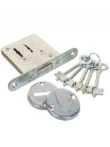 Замок врезной Зенит, ЗВ8-4.1, БП-00011722, без ручки, сувальдный, 5 ключей, хром