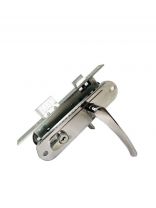 Замок врезной Абсолют, ЗВ4-70/07, БП-00013864, ручка в комплекте, цилиндровый, универсальный, хром-лак