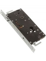 Замок врезной Аллюр, ЗВ1-09ATM-R, 1561, без ручки, цилиндровый, правый, для китайских дверей, хром