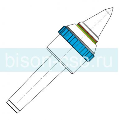 Центр вращающийся удлиненный с индикатором осевого усилия тип R-6 Art. 3.5306.101 Greber