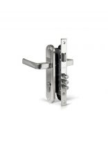 Замок врезной Apecs, 1526/60-CR, 3301, ручка в комплекте, цилиндровый, хром