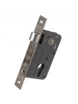 Замок врезной Apecs, 1000/60-CR, 6324, без ручки, цилиндровый, хром