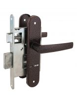 Замок врезной Птимаш, ЗВ9-4.08 (ЗВ9), 10 729, ручка в комплекте, сувальдный, универсальный, медь