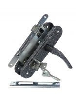 Замок врезной Птимаш, ЗВ4-3.07 (ЗВ4), 9 672, ручка в комплекте, цилиндровый, универсальный, серебро