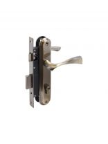 Замок врезной Булат, ЗВ4-1.03.01 НОМОС, 13 557, ручка в комплекте, цилиндровый, бронза