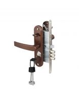 Замок врезной Border, 88010-ЗВ9-8.3/13 П, 16285, ручка в комплекте, сувальдный, правый, медь