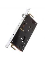 Замок врезной Аллюр, ЗВ1-09ATM-L, 1560, без ручки, цилиндровый, левый, для китайских дверей, хром