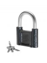 Замок навесной Абсолют, ВС 1-3А, БП-00017844/14047, цилиндровый, серый, 84 мм, 3 ключа