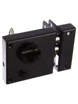 Замок накладной дверной, Омега, 3Н-3, 00-00000648, серебро