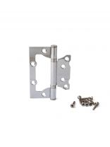 Петля накладная для деревянных дверей, Vanger, 100х75х2 мм, P2-CR, хром