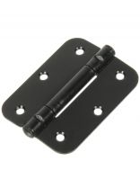 Петля накладная для деревянных дверей, БелТИЗ, 80 мм, ПН5-80У, черная