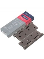 Петля врезная для деревянных дверей, Apecs, 100х70х3 мм, B4-Steel-GRF, 23229, универсальный, с 4 подшипниками, графит