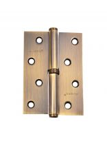 Петля для деревянных дверей, Avers, 100х75х2.5 мм, левая, B-AB_L, 30702, с подшипником, бронза