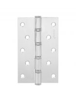 Петля врезная для деревянных дверей, Avers, 125х75х2.5 мм, B4-CR, 31619, универсальный, с 4 подшипниками, хром