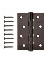 Петля врезная для деревянных дверей, Apecs, 100х70х3 мм, B4-Steel-BN, 232270, универсальный, с 4 подшипниками, черный никель