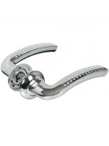 Ручка дверная Apecs, Megapolis Seoul H-0826-A-CR, 22697, хром, алюминий